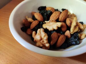 The bowl of nuts